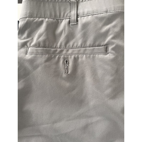 Birdie Bound Mens Golf Shorts Gray Bermuda Cargo Zip Pockets Tech Mid Rise 34 - Picture 5 of 5